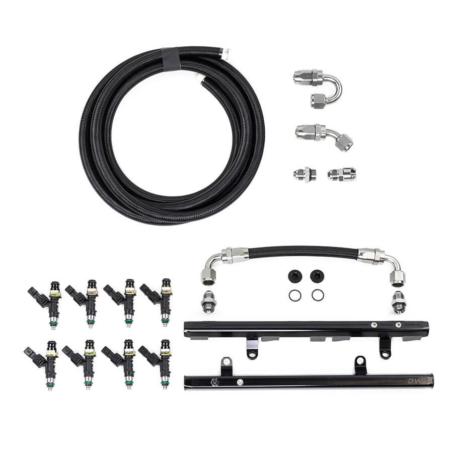 DEATSCHWERKS - LS1/LS6 Fuel Rails w/Crossover, 1000cc/min Injectors and Returnless Plumbing Kit (Camaro 98-02)