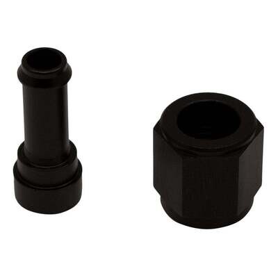 DEATSCHWERKS - 6AN to 5/16 Single Hose Barb Anodized Matte Black