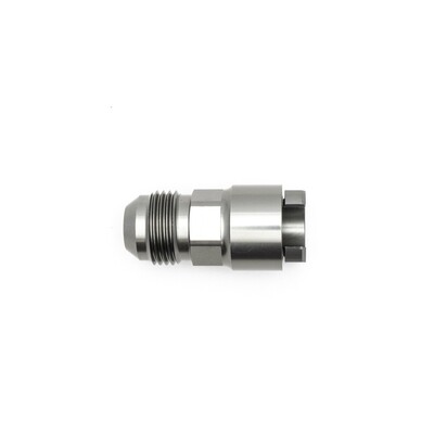 DEATSCHWERKS - 8AN Male Flare to 3/8&quot; Female EFI Quick Connect Adapter