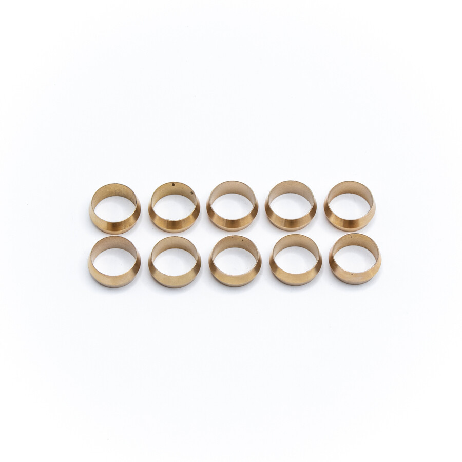 DEATSCHWERKS - Replacement Hard Line Compression Olives - 1/2&quot; (10 Pack)