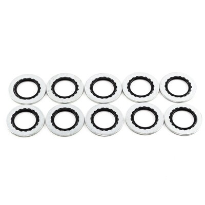 DEATSCHWERKS - Rubber and Metal Crush Washer (10 Pack) - 10AN