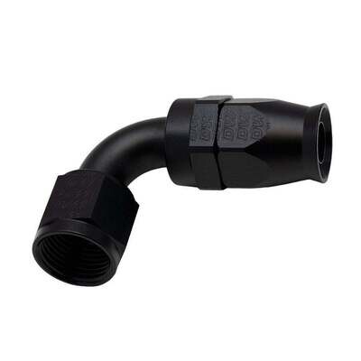 DEATSCHWERKS - 10AN Female Swivel 90-Degree Hose End PTFE Anodized Matte Black