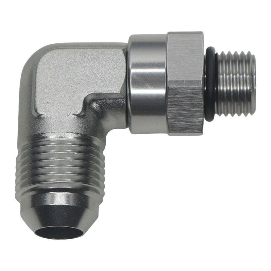 DEATSCHWERKS - 6AN to 8AN Flare 90-Degree Anodized Titanium