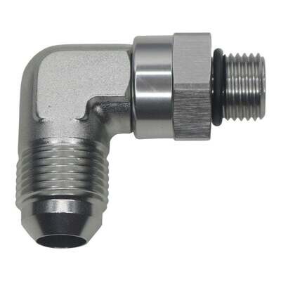 DEATSCHWERKS - 6AN to 8AN Flare 90-Degree Anodized Titanium