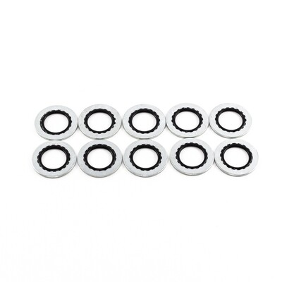 DEATSCHWERKS - Rubber and Metal Crush Washer (10 Pack) - 8AN