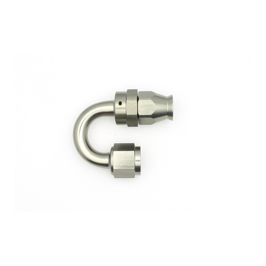 DEATSCHWERKS - 180 Deg 8AN Female Swivel PTFE Hose End w/Olive Insert