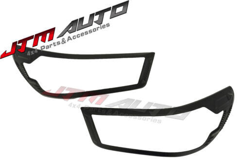 JTM AUTO - Black Head Light Cover Trim To Suit Toyota Hilux SR 2020 My21+