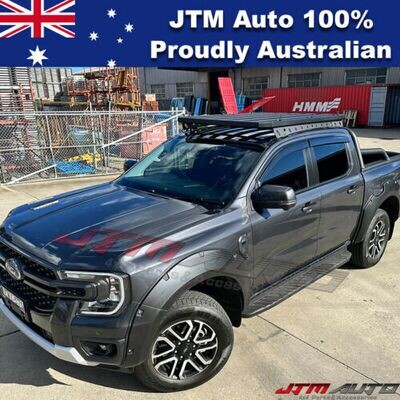 JTM AUTO - NEW GEN Ford Ranger XLT XLS Black Fender Flares Wheel Arch 2022+ MY22