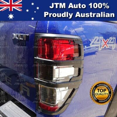 JTM AUTO - Black Tail Light Trim Cover Suits Ford Ranger PX PX2 PX3 2012-2021