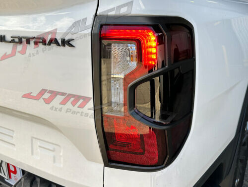 JTM AUTO - Black Tail Light Trim Cover To Suit Ford Ranger New Gen 2022+