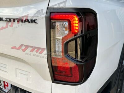JTM AUTO - Black Tail Light Trim Cover To Suit Ford Ranger New Gen 2022+