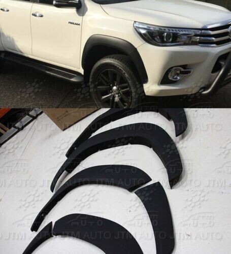 JTM AUTO - 4 Door Fender Flares Wheel Arch Suitable For Toyota Hilux Rugged X 2015-2020