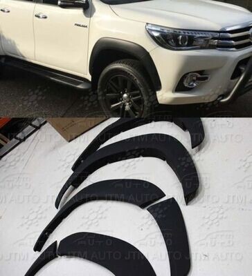 JTM AUTO - 4 Door Fender Flares Wheel Arch Suitable For Toyota Hilux Rugged X 2015-2020