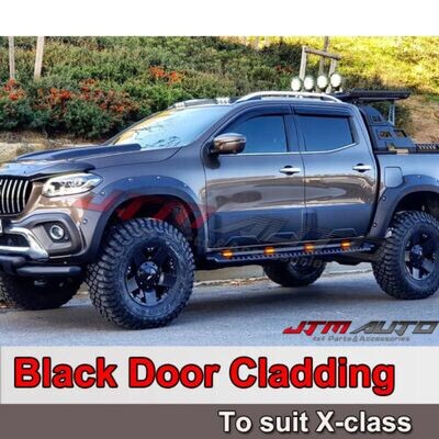 JTM AUTO - 4pcs Side Door Body Molding Cladding Trim To Suit Mercedes X-Class X Class