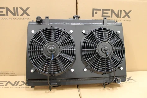 FENIX - NISSAN SIVLIA S14-S15 SR20DET FULL ALLOY PERFORMANCE RADIATOR &amp; FAN SHROUD KIT