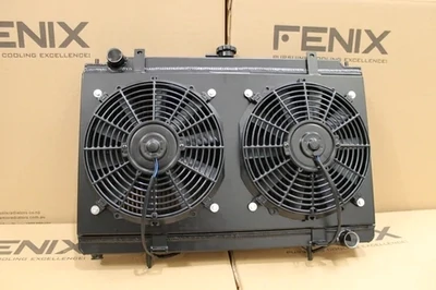 FENIX - NISSAN SIVLIA S14-S15 SR20DET FULL ALLOY PERFORMANCE RADIATOR & FAN SHROUD KIT