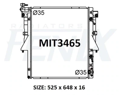 FENIX - MITSUBISHI MQ-MR TRITON DIESEL RADIATOR (MAY/2015-CURRENT)