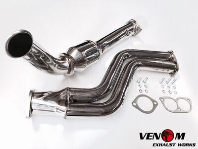 VENOM - Ford BA BF XR6 Turbo F6 High Flow Cat Pipe - Catalytic Converter Exhaust