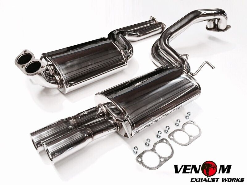 VENOM BA BF Turbo Sedan Twin 2.5" Catback Exhaust Falcon XR6 FPV F6