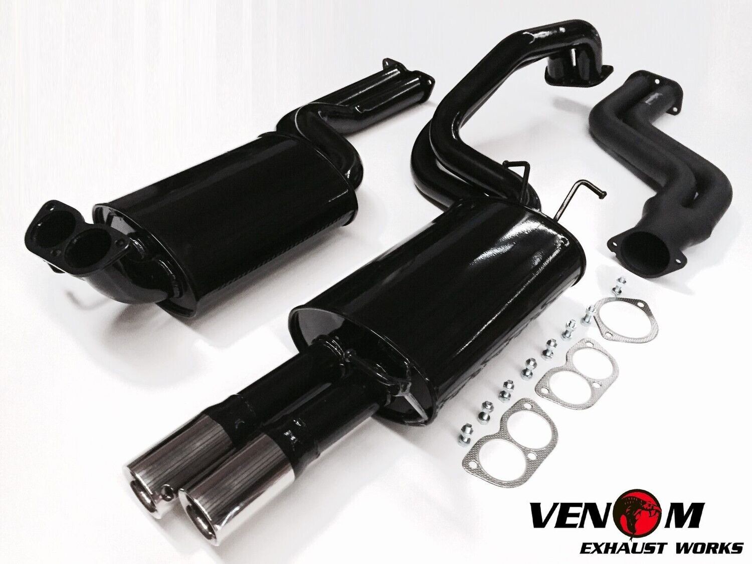VENOM - FG FGX Turbo Sedan Twin 2.5&quot; Exhaust - Falcon XR6 FPV F6 FORCE6 BARRA