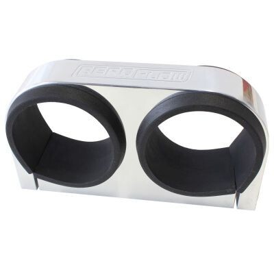 AEROFLOW - Dual Billet Fuel Pump Bracket - Polished