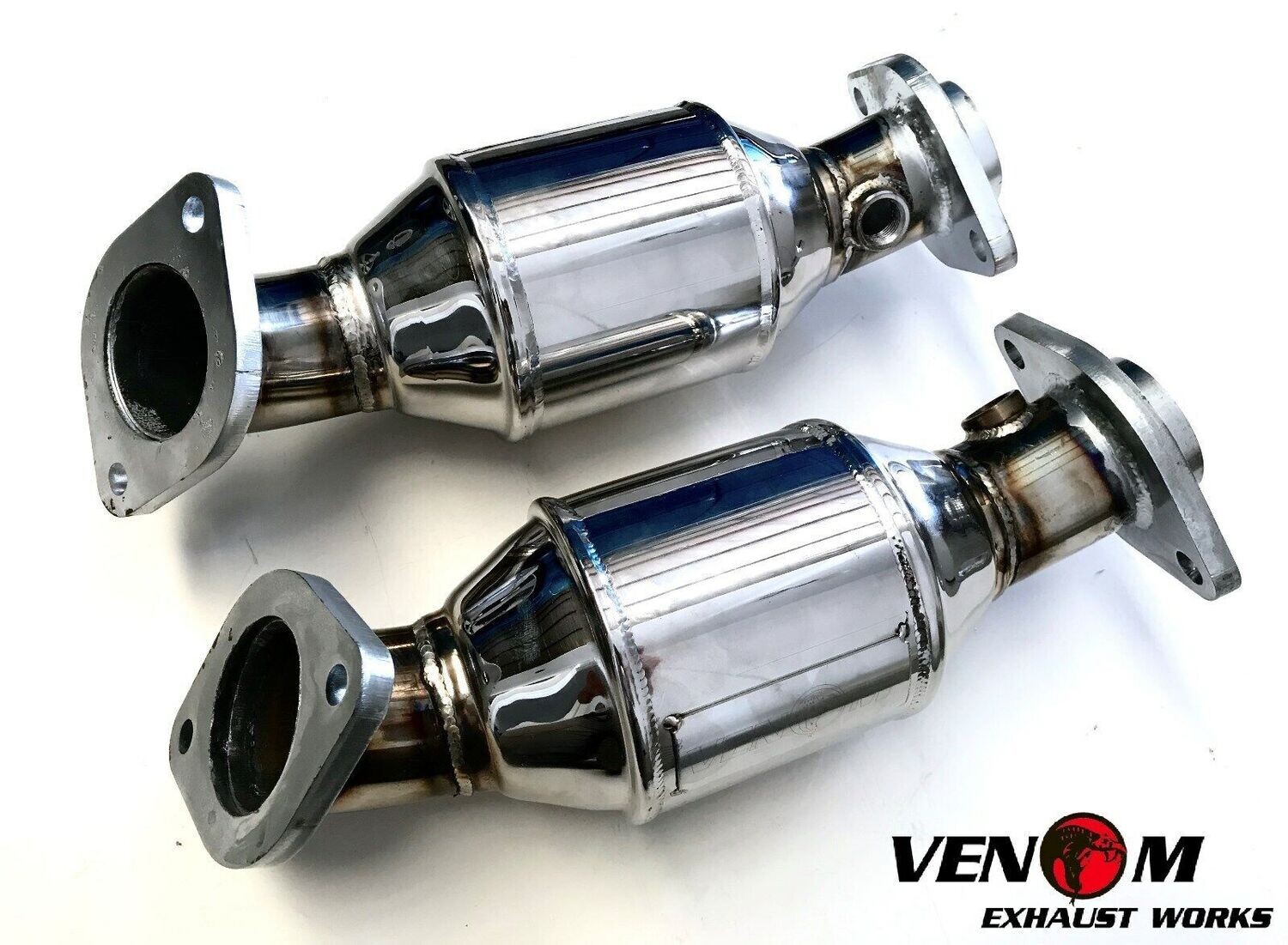 VENOM - Holden VE VF HSV Try-Y Header High Flow 100CPSI Cat Pipes Catalytic Exhaust - 2006-2012