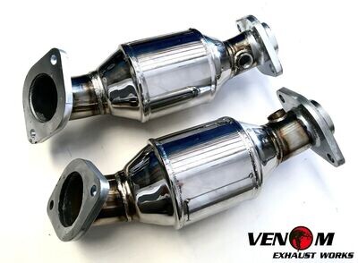 VENOM - Holden VE VF HSV Try-Y Header High Flow 100CPSI Cat Pipes Catalytic Exhaust - 2006-2012