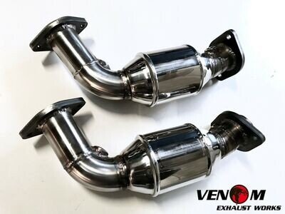 VENOM - Holden VE VF V8 SS LSA HSV High Flow 100 CPSI Cat Pipes Exhaust Catalytic