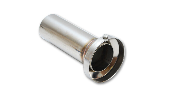 3.90in OD Low Inner Silencer Muffw/ 3.90in ID Single Wall Exh Tip2.5in OD Tuning Tube