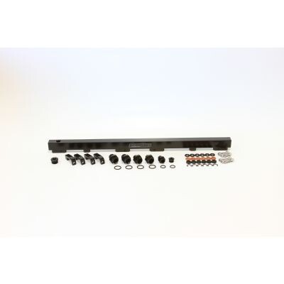 AEROFLOW - Nissan RB30 Billet EFI Fuel Rail - Black, Choose Colour: Black