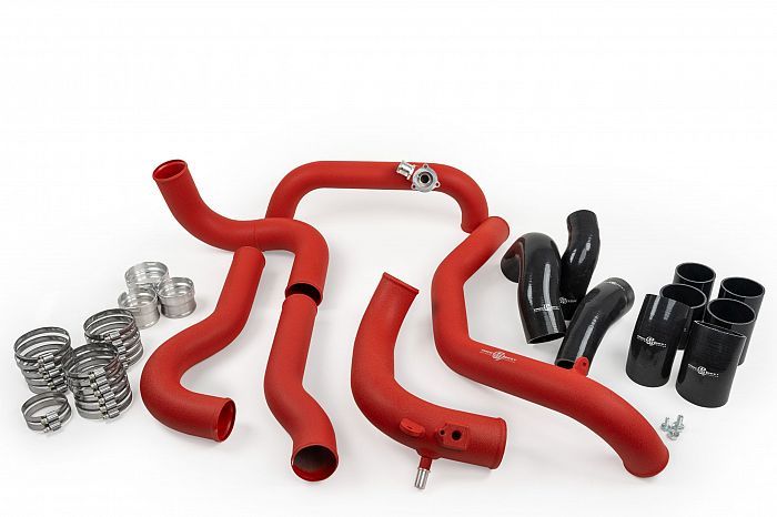 PROCESS WEST - Next Gen Ranger Raptor Stock Intercooler Piping Kit - Wrinkle Red