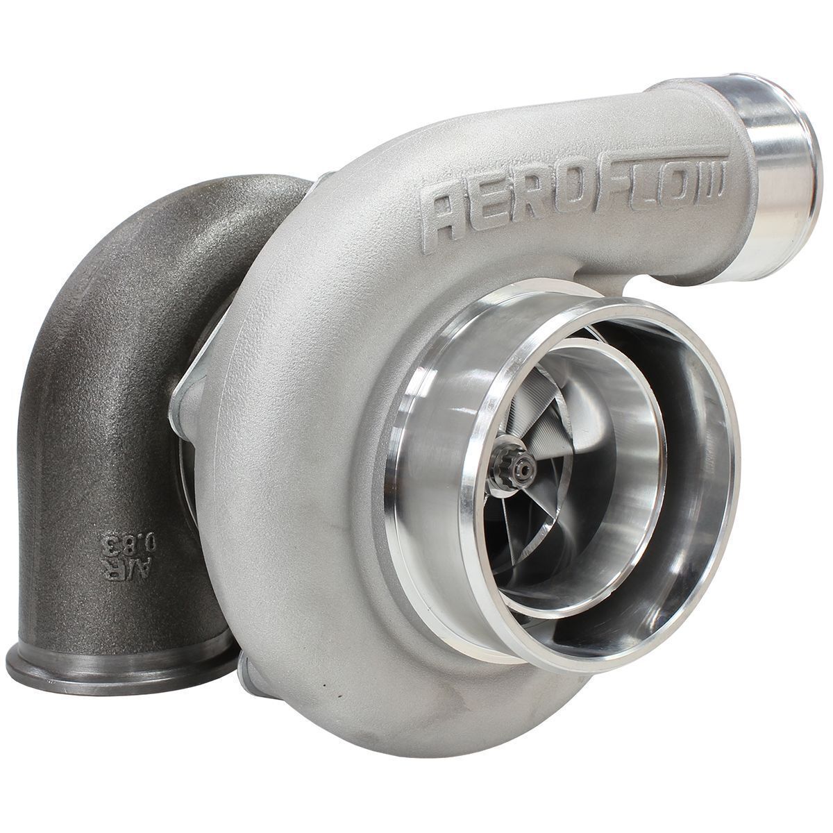 BOOSTED 6662 .83 Turbocharger, Natural Cast Finish