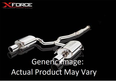 XForce Raw 409 Stainless Steel 3" Cat Back Exhaust System (Liberty Gen 5 EJ25 Turbo 09-15)