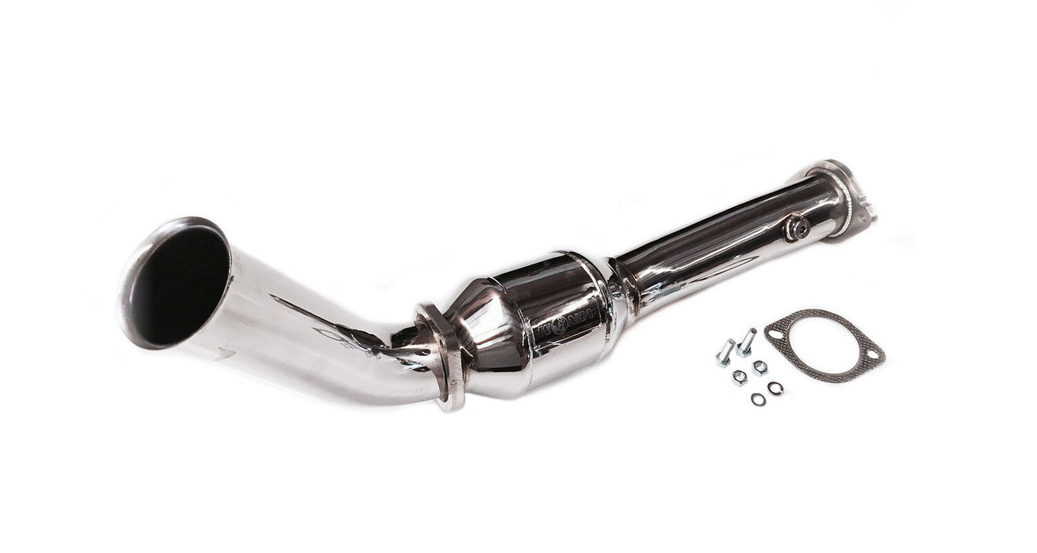 VENOM - Ford FG FGX XR6 BARRA Turbo F6 High Flow Cat Pipe - Catalytic Converter Exhaust