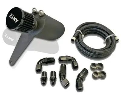 ANTZ - Ford BA BF FG FGX Catch Can Race Kit (Braided Hose) AN10 KIT (weld on)
