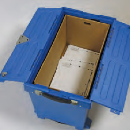 DS200 Rolling Ballot Bin Insert Box