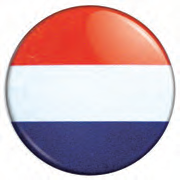 Red, White &amp; Blue Name Buttons