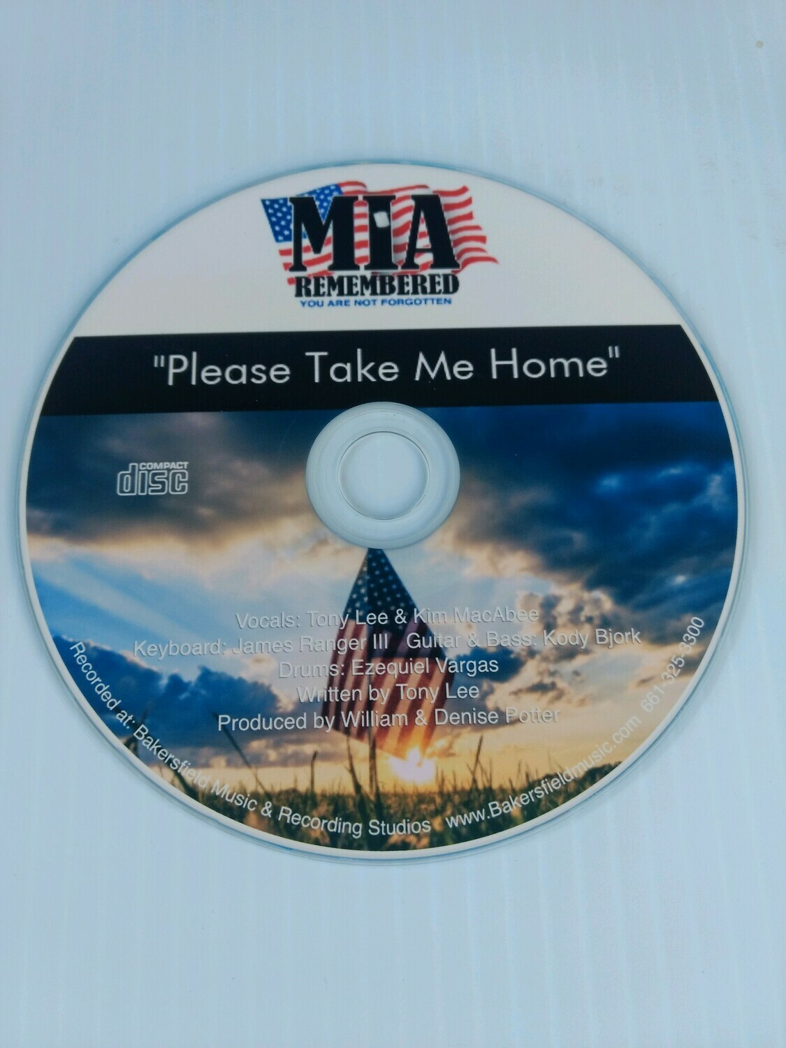 MIA Remembered CD - "Please Take Me Home"