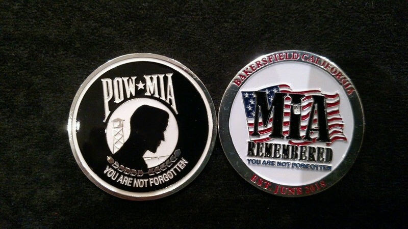 MIA Remembered Challenge Coin