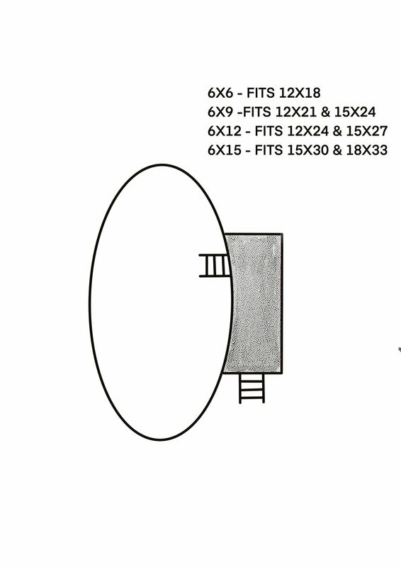 SIDE DECK FOR OVAL BUTTRESS POOLS