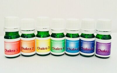 Kit de 7 Oleos Essenciais para os Chakras