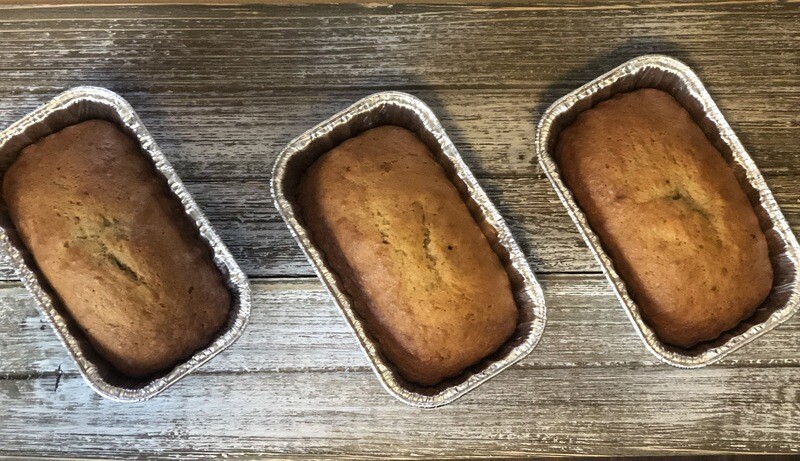 Mini Banana Bread Loaf