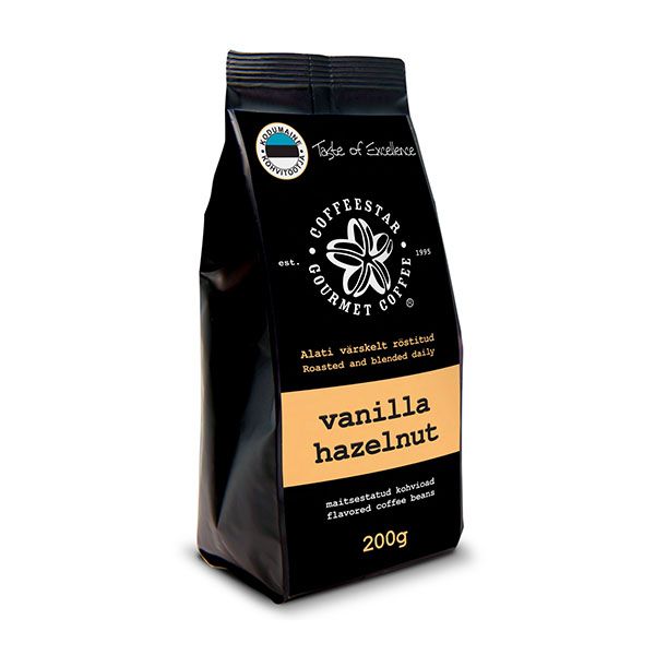 MAUSTEKAHVI Vanilla Hazelnut 200 g, 1 kg
