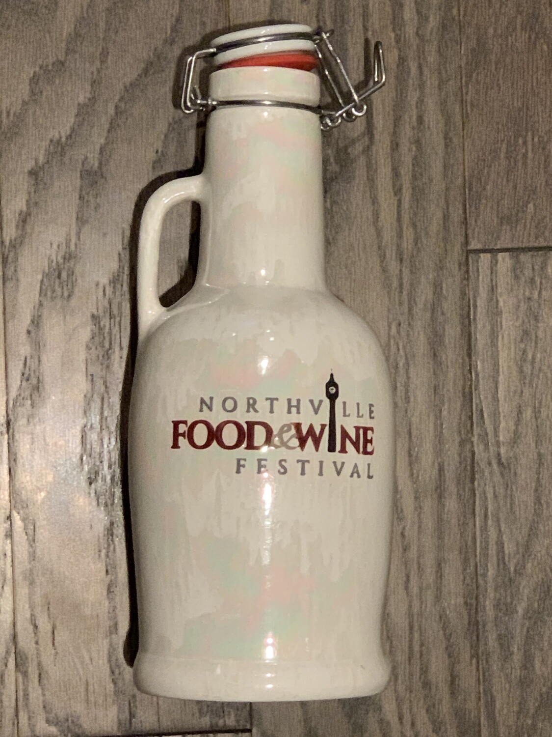 64 oz. Iridescent Growler with flip-top lid