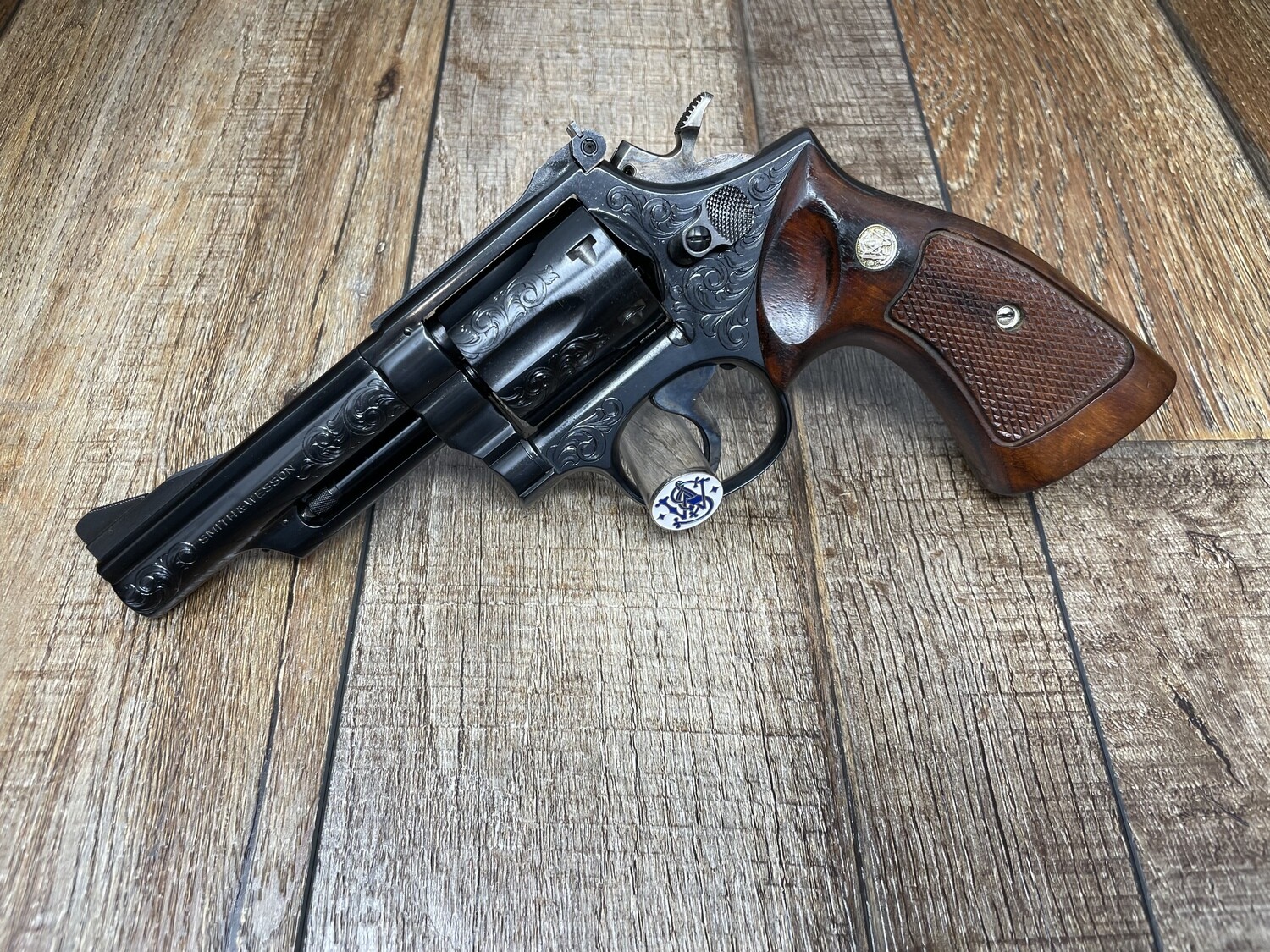4" Engraved Smith & Wesson Model 19-3 .357 magnum