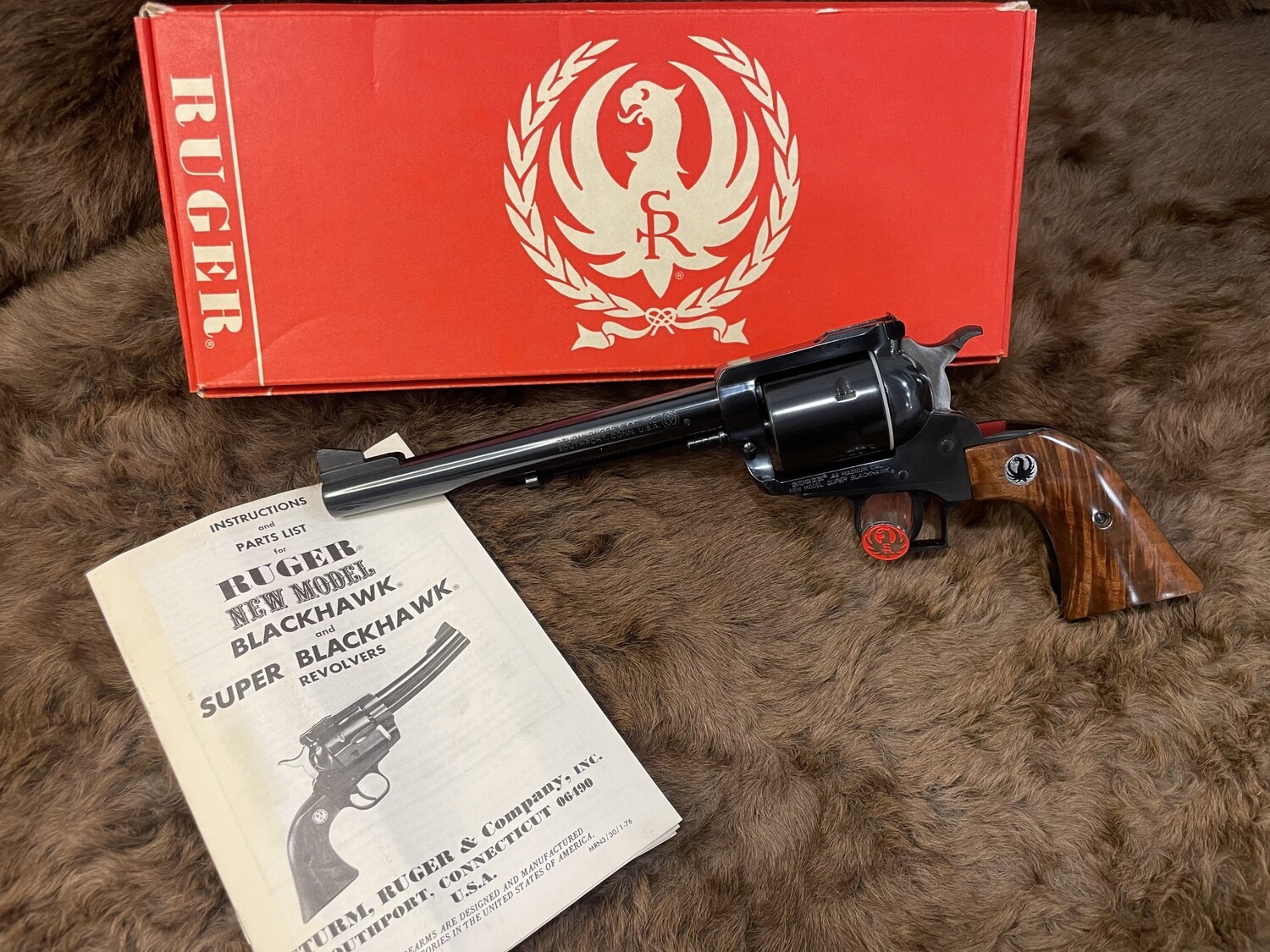 Ruger New Model Super Blackhawk .44 Magnum with Box & Shipper