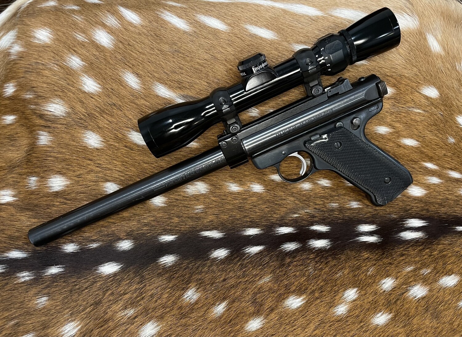 Ruger Mark II Target Pistol .22LR with Scope