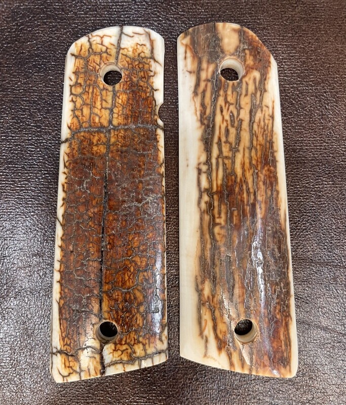 Magwell Mammoth Ivory Grips for 1911