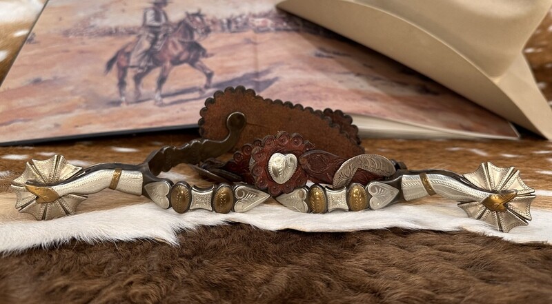 Handmade Jerry Wallace Gal-Leg Spurs