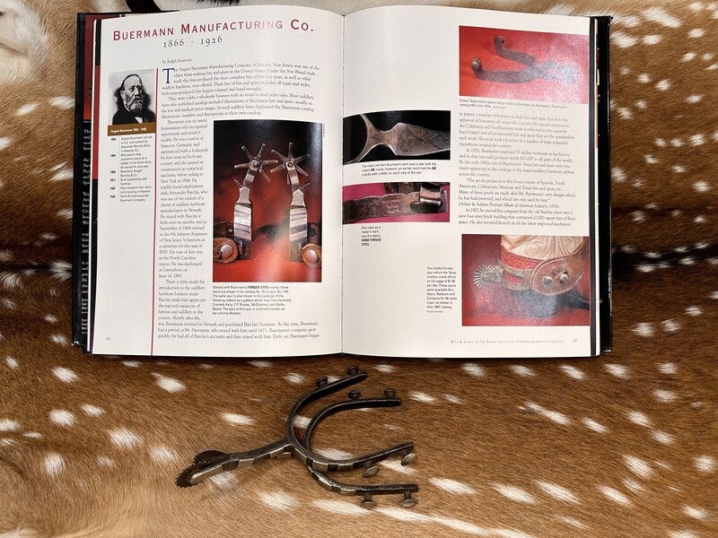 August Buermann Hand Forged Silver Mounted Spurs